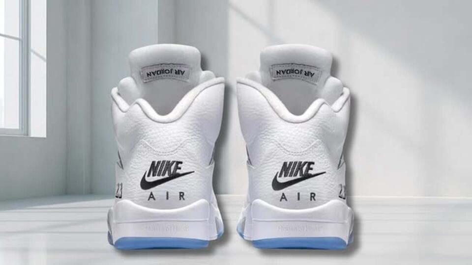 White Metallic AJ5s Might Outshine the OGs