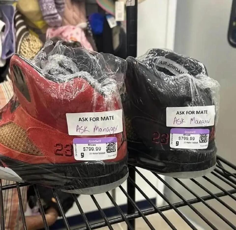 Goodwill’s $800 Used Jordans?!