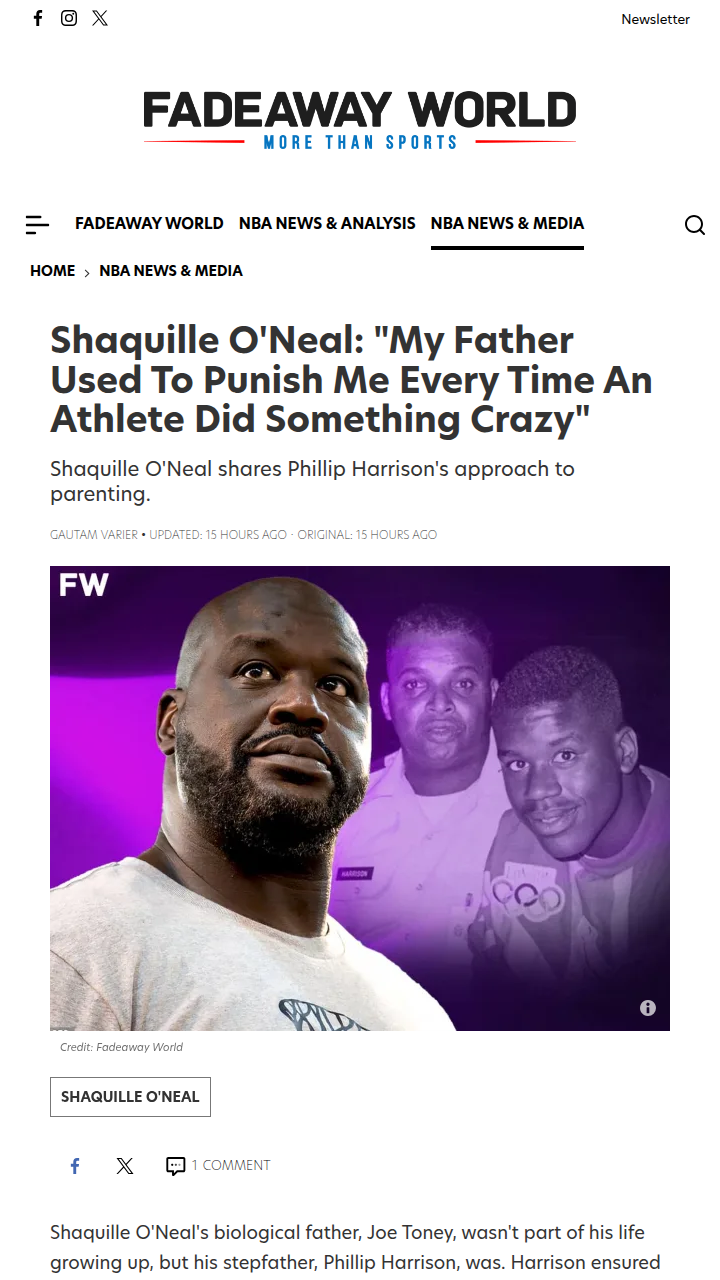 Shaq’s Tough Love: How Discipline Built a Legend