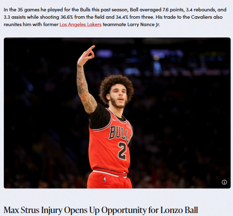 Lonzo Ball Gets Big Shot After Strus Injury