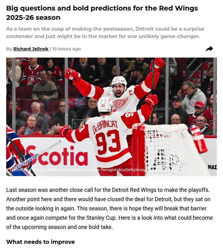 Red Wings face make-or-break season ahead