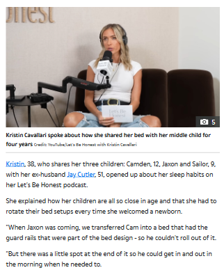 Kristin Cavallari’s Co-Sleeping Confession Sparks Debate