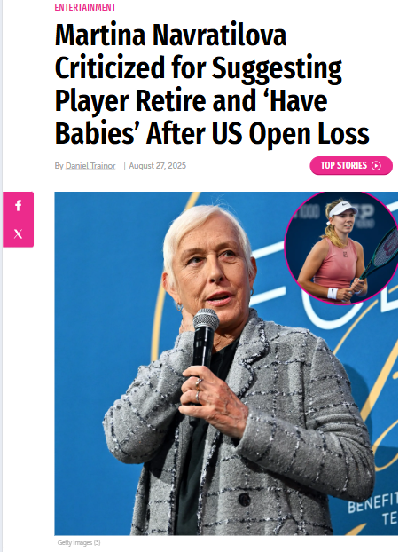 Navratilova’s Hot Take on Boulter’s US Open Exit