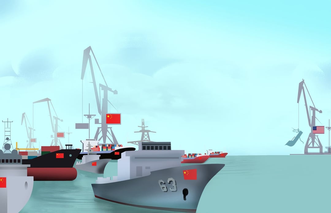 When China Launches 7 Ships, America Builds… One
