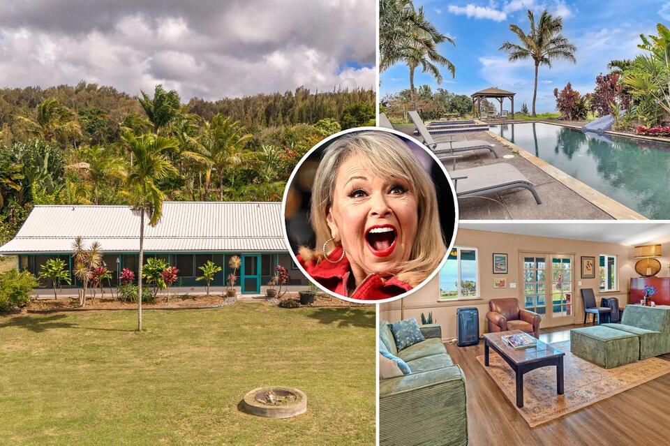 Roseanne Barr’s Hawaii nut farm up for grabs