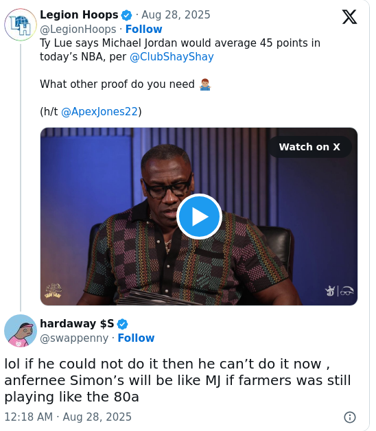 Would Michael Jordan really average 45 today?