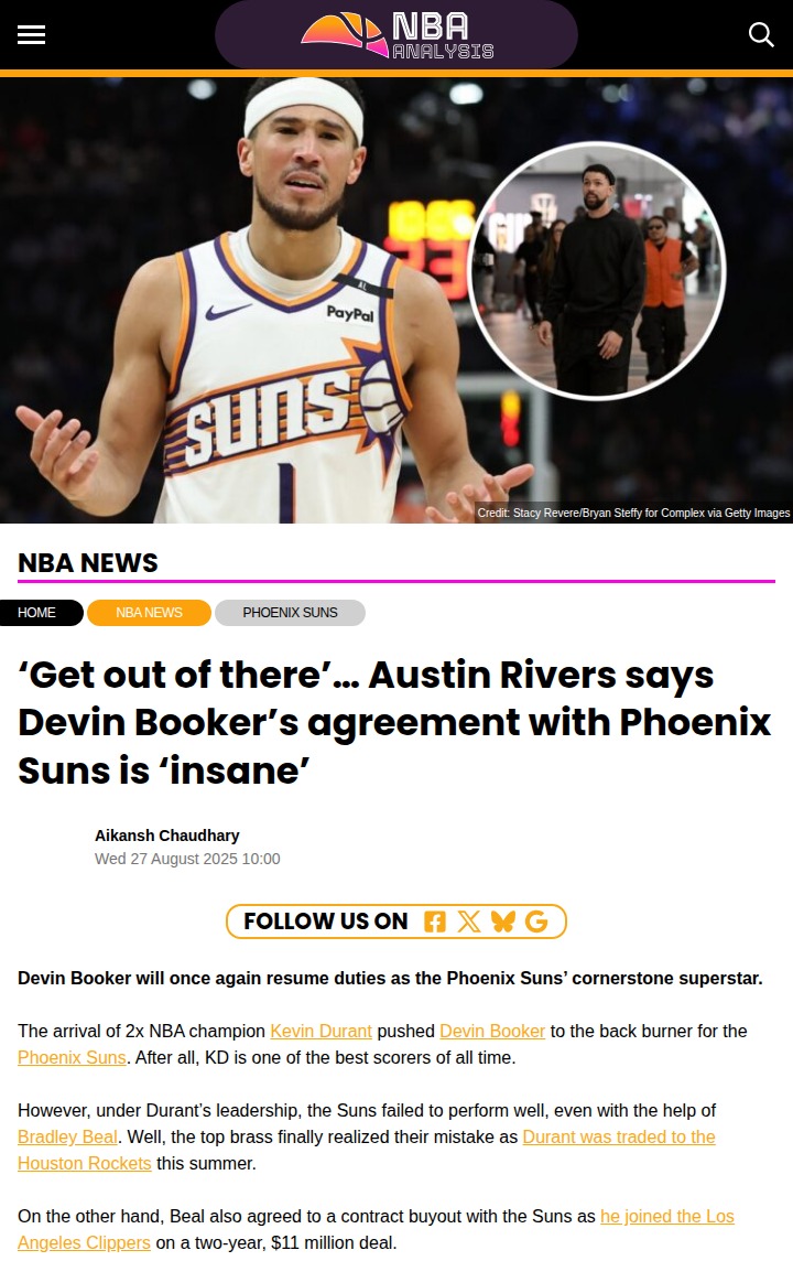 Book’s $145M Suns Deal: Loyalty or Lunacy?
