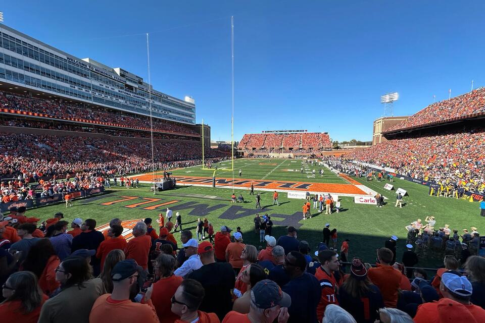 Champaign buzzing as Illini football sells out again