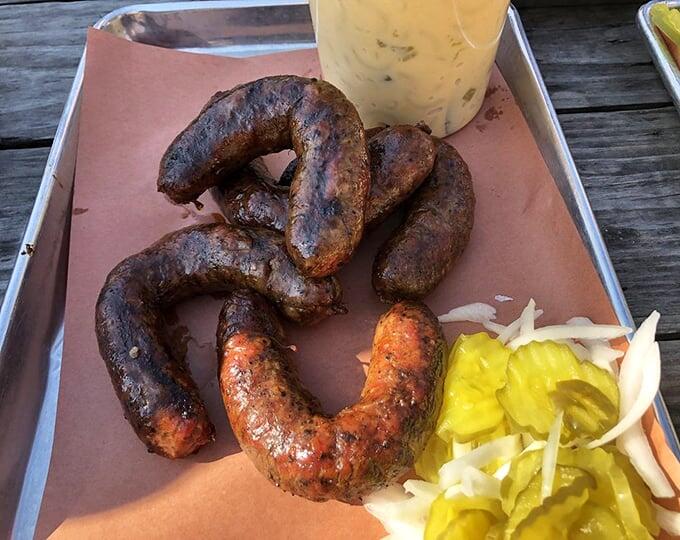 Dallas’ Pecan Lodge: Sausage worth the wait