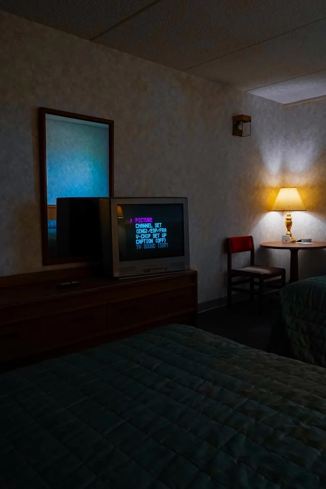 Abandoned hotel that looks like it belongs in a horror game