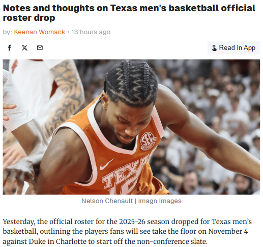 Texas hoops roster shakeup: Big men take center stage