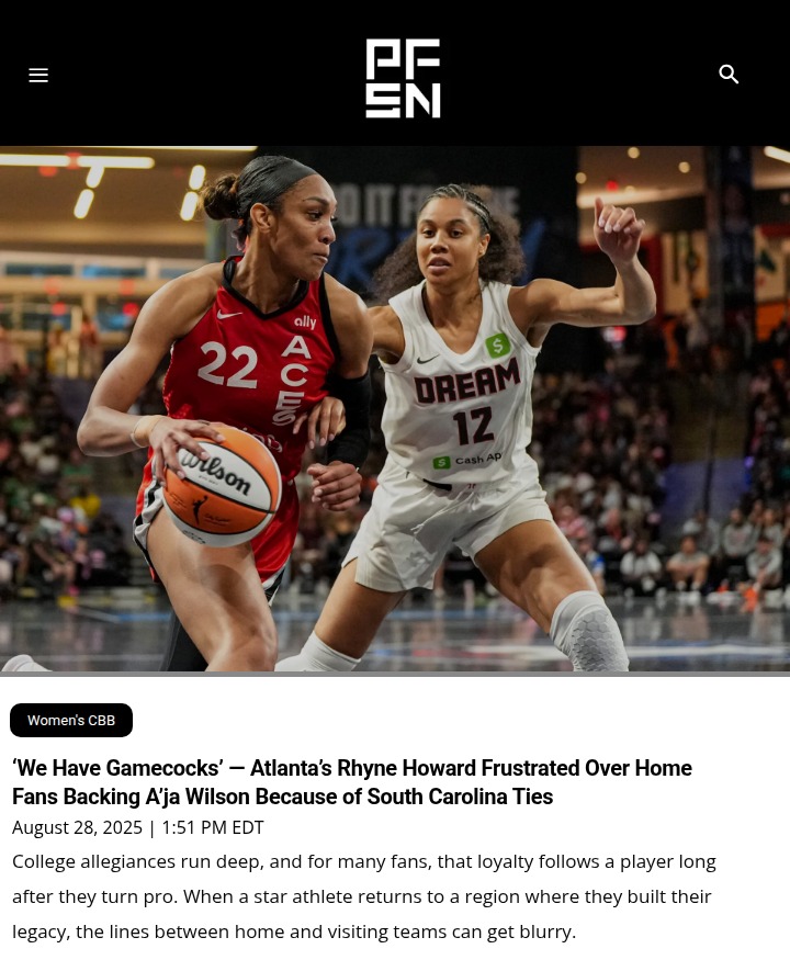 Atlanta Dream fans divided over A’ja Wilson cheers