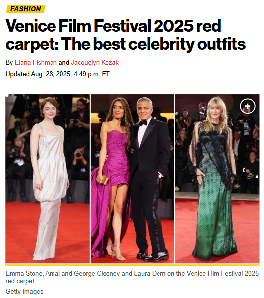 Venice Red Carpet Looks You Have to See