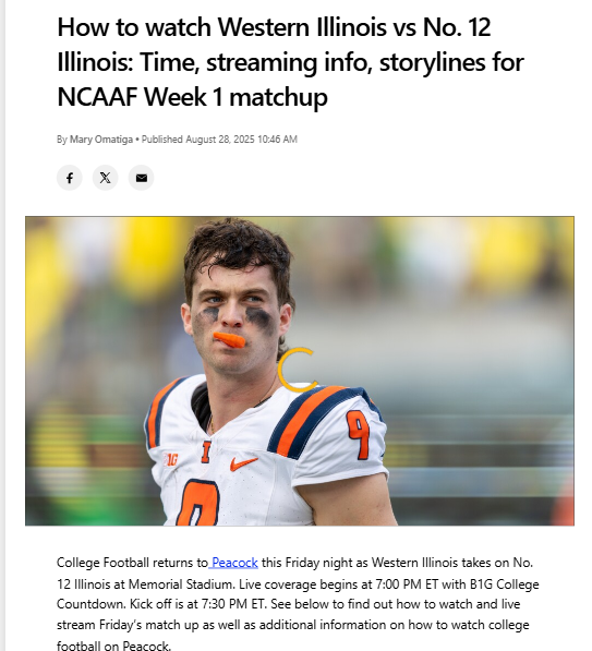 Illinois football kicks off with high hopes