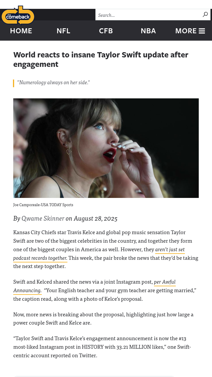 Taylor Swift Engaged & the #13 Instagram Twist! 💍