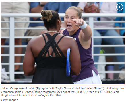 Townsend vs Ostapenko: US Open Rules Drama