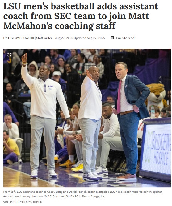 LSU basketball makes bold coaching move