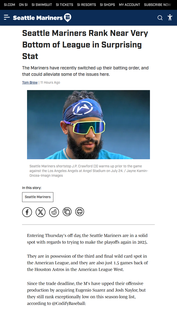 Mariners’ leadoff struggles: What’s going on?