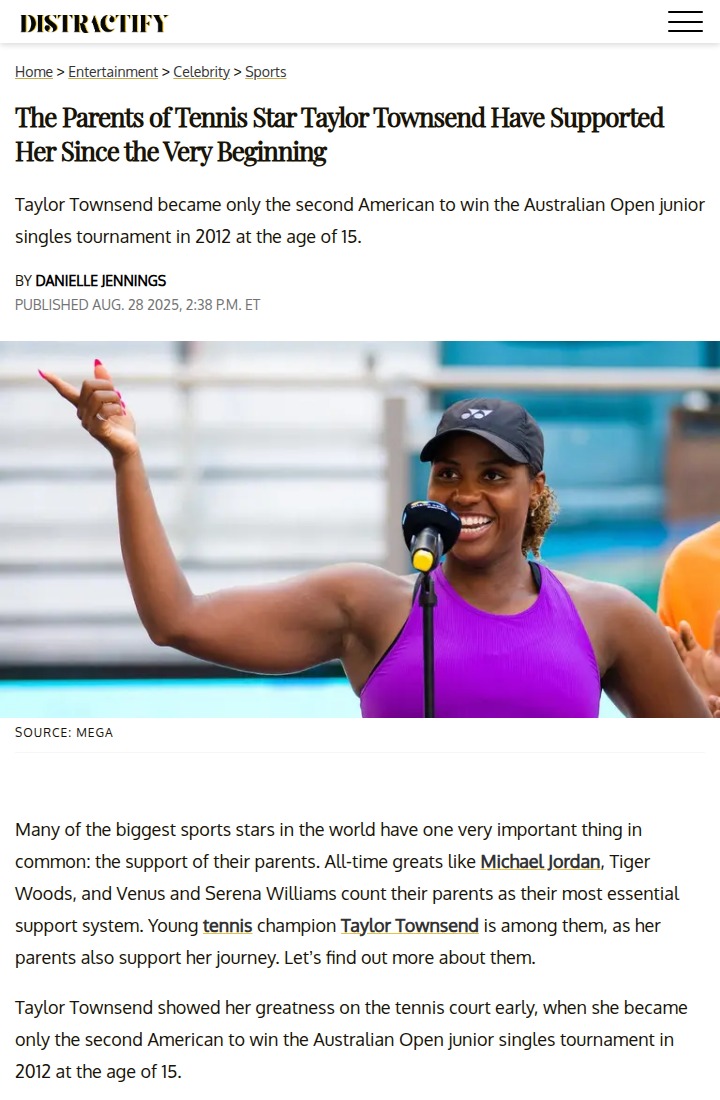 Taylor Townsend’s Family Drama: How She Overcame Betrayal