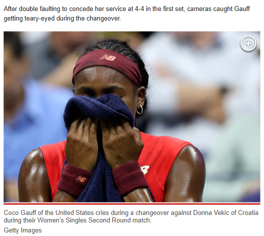 Coco Gauff’s Emotional US Open Night
