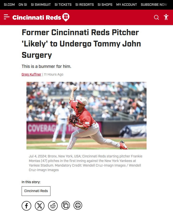 Frankie Montas faces long road after injury