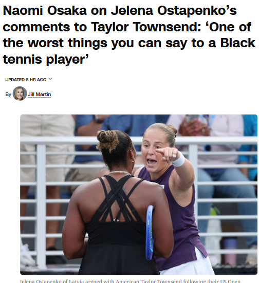 Ostapenko’s Words to Townsend Spark US Open Outrage