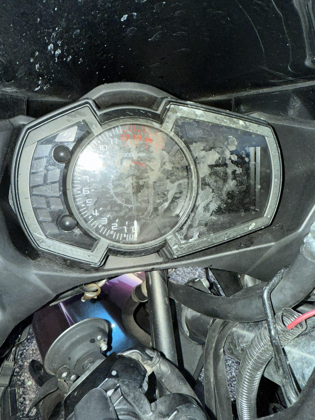 I totally ruined my wife's motorcycle dash. Can it be saved?