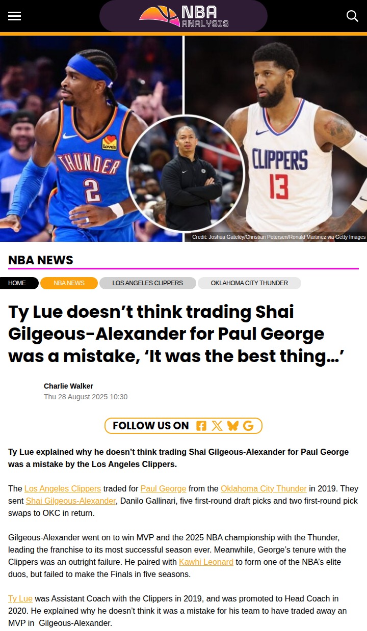 Was Trading SGA for PG13 Really a Mistake?