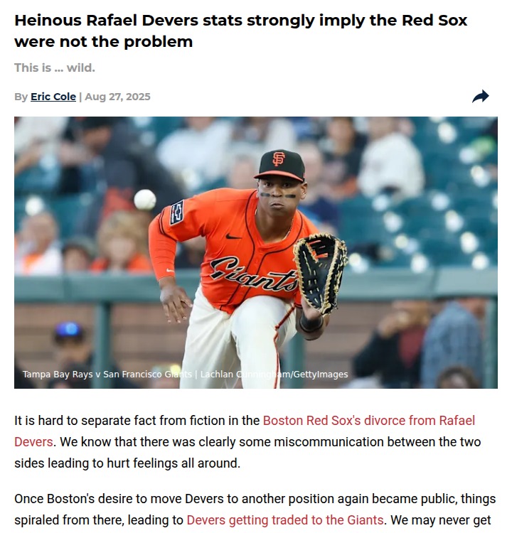 Rafael Devers’ struggles: Red Sox may have been right