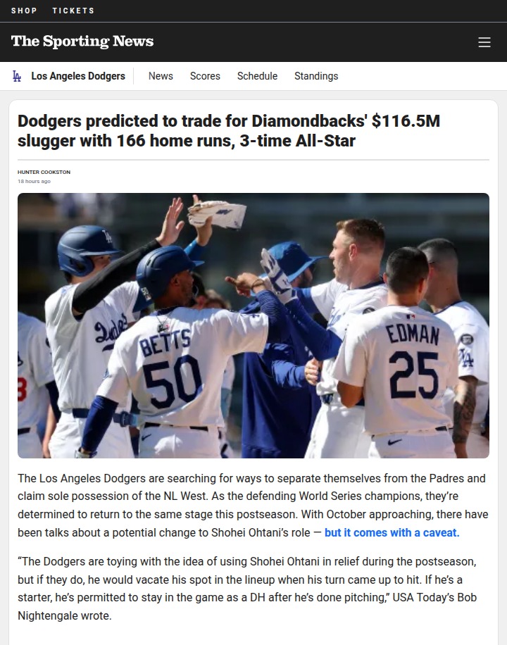 Dodgers Eye Marte: NL West Power Shift?
