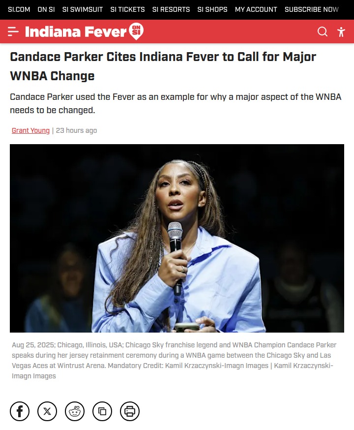 Candace Parker: Fever’s Injury Woes Demand Change