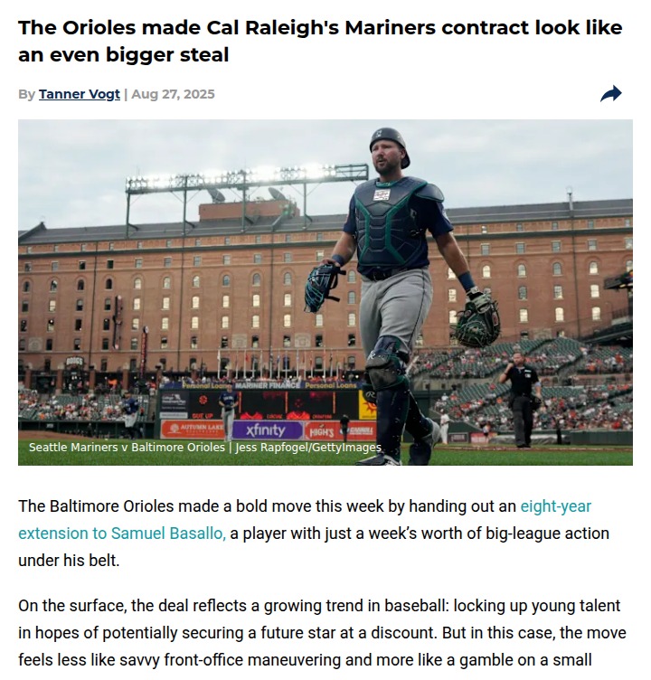 Cal Raleigh’s Deal: Steal of the Decade?