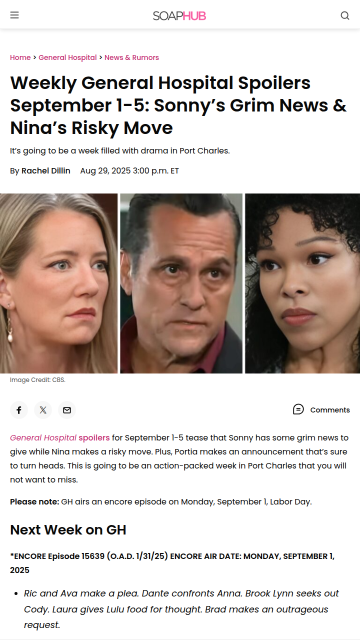 Nina’s Risky Move Shocks Port Charles! 😱