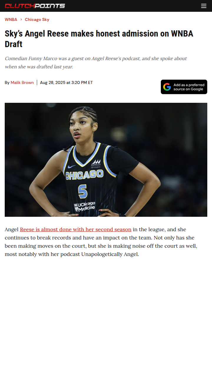 Angel Reese Sets New Double-Double Record!