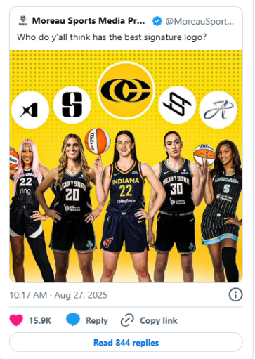 Caitlin Clark Logo Drops, Sophie Claps Back