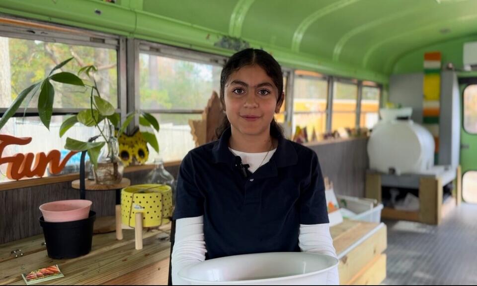 Durham’s school buses turn into greenhouses!