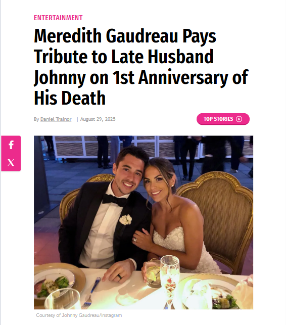Meredith Gaudreau’s moving tribute to Johnny