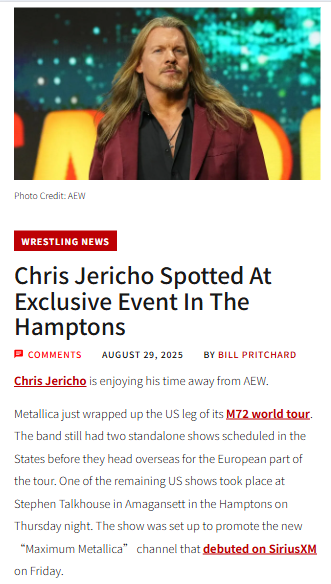 Jericho in the Hamptons?! WWE Return Rumors 👀