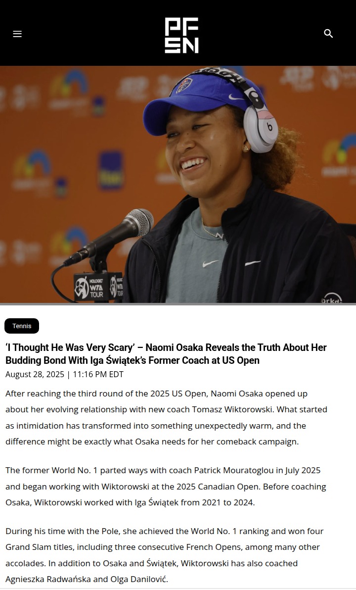 Osaka’s US Open Turnaround: New Coach Vibes