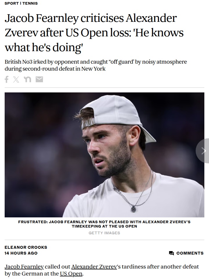 US Open Drama: Zverev’s Mind Games vs Fearnley