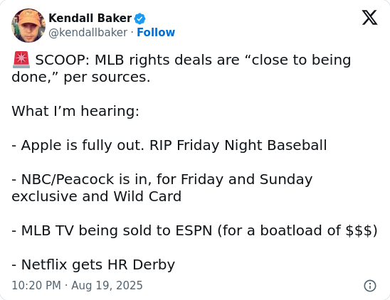 Is this the last Phillies game on Apple TV+?