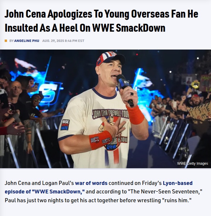 Cena Calls Out The Maverick in Lyon Showdown