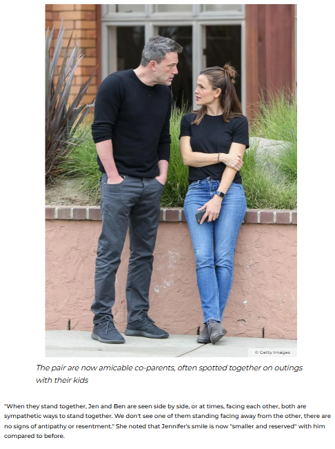 Affleck & Garner’s Body Language Shifted! 👀