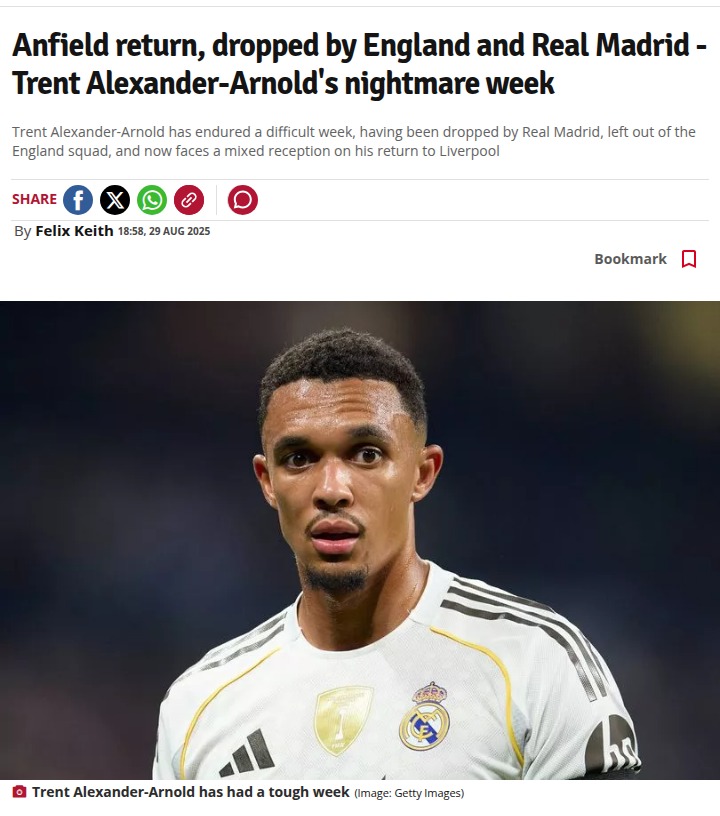 TAA’s Madrid Move: Early Setbacks & Anfield Return