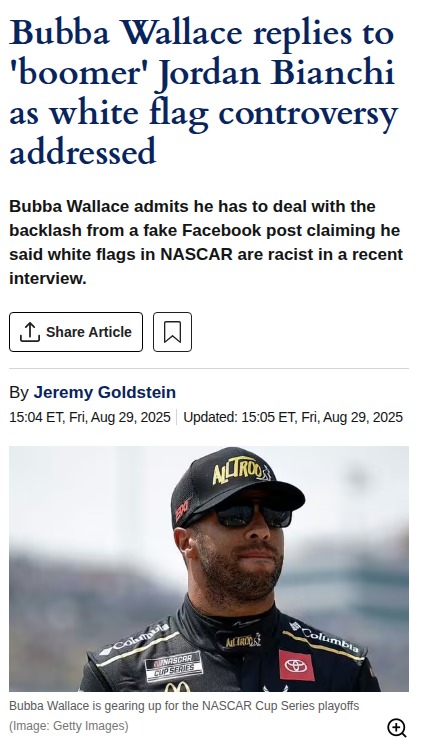 Bubba Wallace Fires Back in White Flag Drama