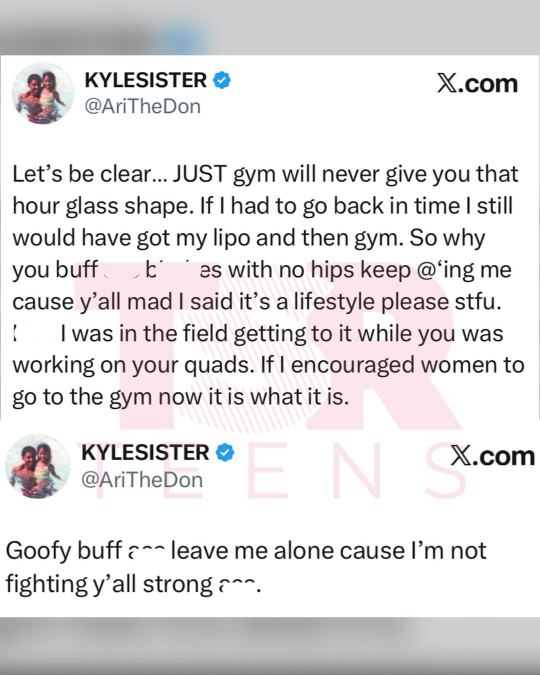 Ari Fletcher’s Fitness Glow-Up Drama