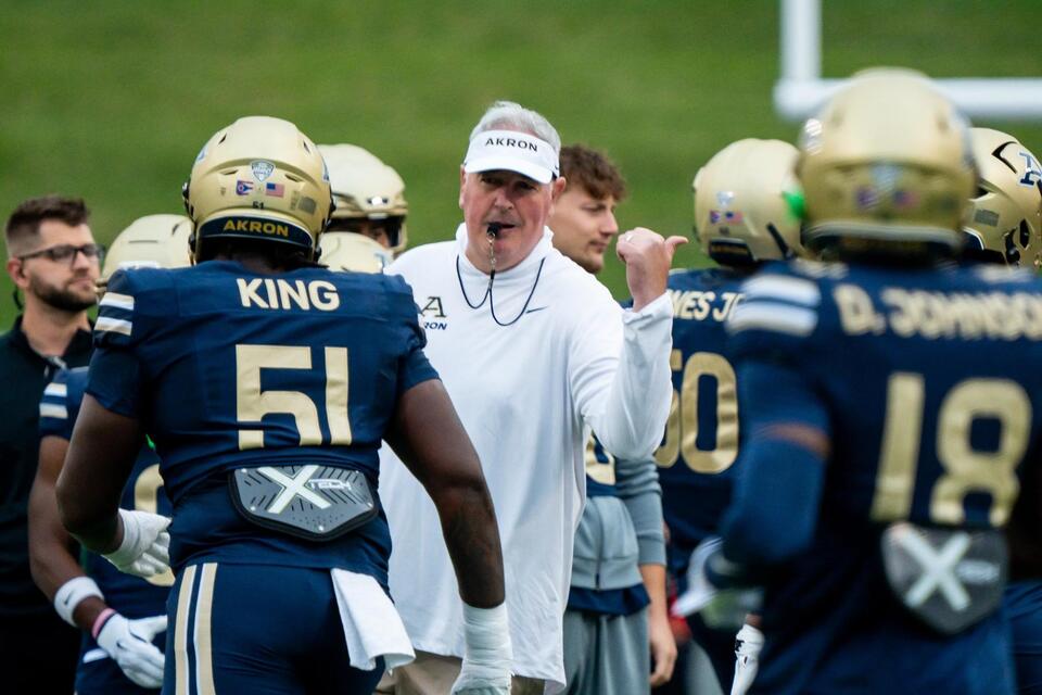 Akron football faces tough reset after opener