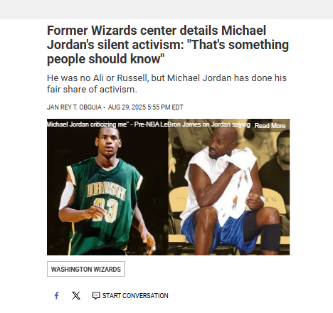MJ’s Quiet Moves: The Truth Behind His Airness’ Activism