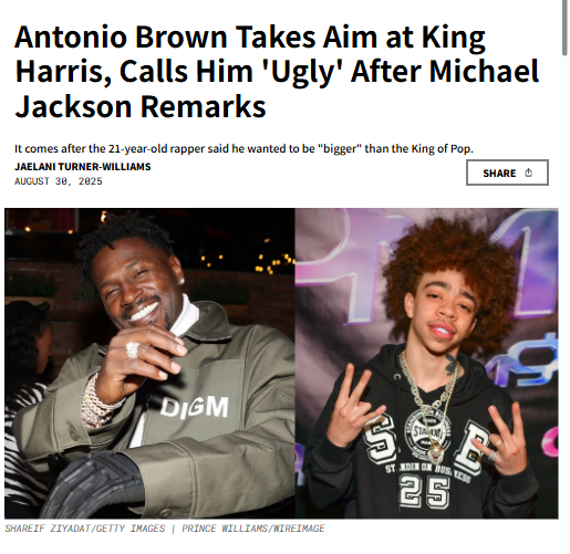 Antonio Brown Throws Shade at King Harris 😳