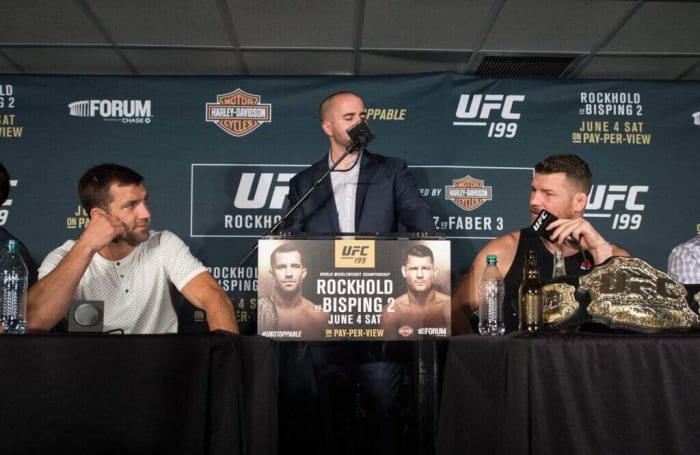 Bisping called Rockhold's brutal KO perfectly